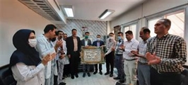 برگزاری مراسم تکریم و معارفعه مدیر بیمارستان امام حسین (ع) سپیدان